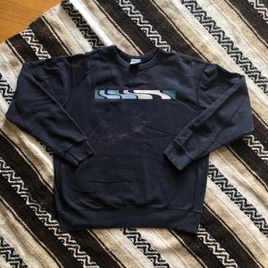 Old Navy Vintage 90s Crewneck Bleach Stained